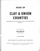 Clay and Union Counties 1959 